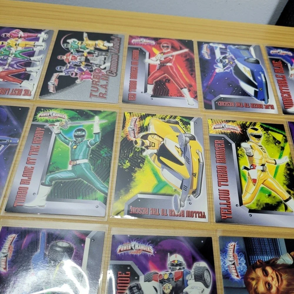 Vintage Power Rangers Turbo Trading Card Lot of 13 Bandai 1997